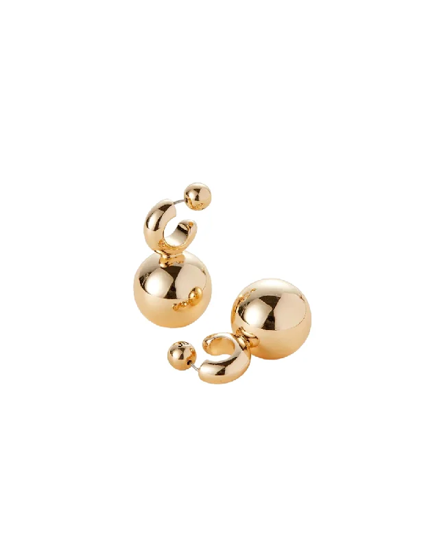 Ladies earrings social media picks-Lyra Earrings - Gold