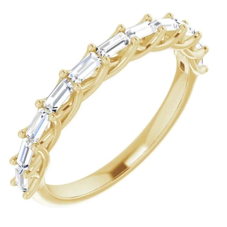 Ladies rings Christmas designs-14K Yellow 3/8 CTW Natural Diamond Anniversary Band