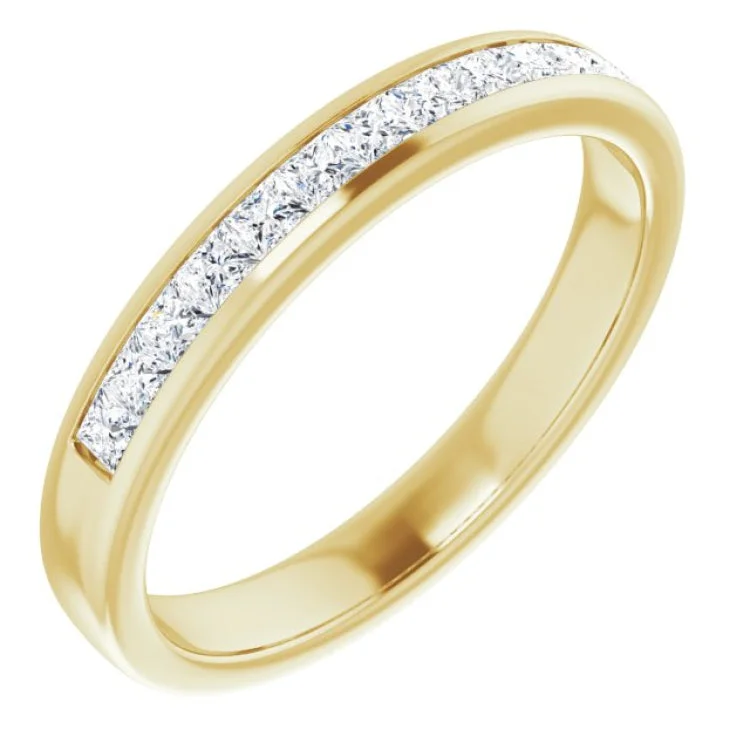 Ladies rings Christmas designs-14K Yellow 5/8 CTW Natural Diamond Band