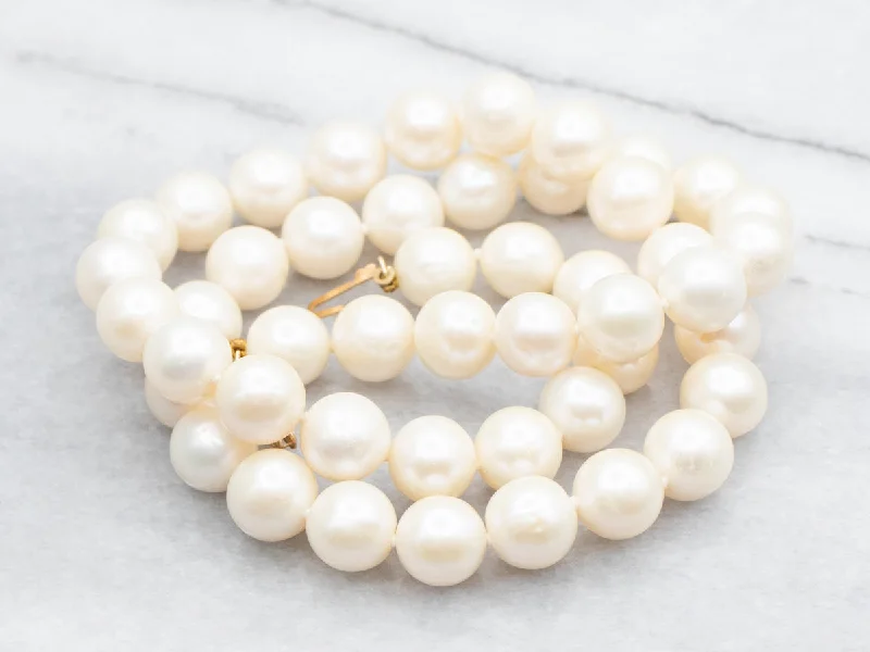 Ladies rings memory keepsakes-Pearl Strand Necklace