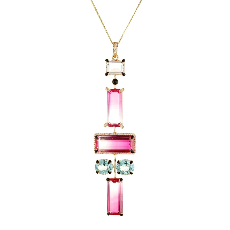 Ladies rings store finds-Quartz Crystal Totem Pendant Necklace