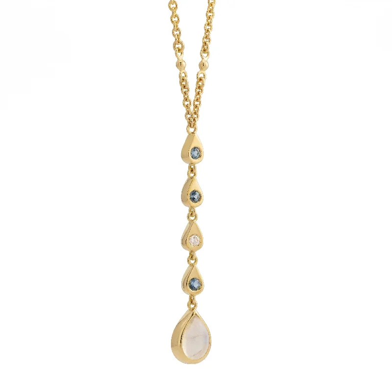 Ladies rings customer reviews-Droplet Necklace