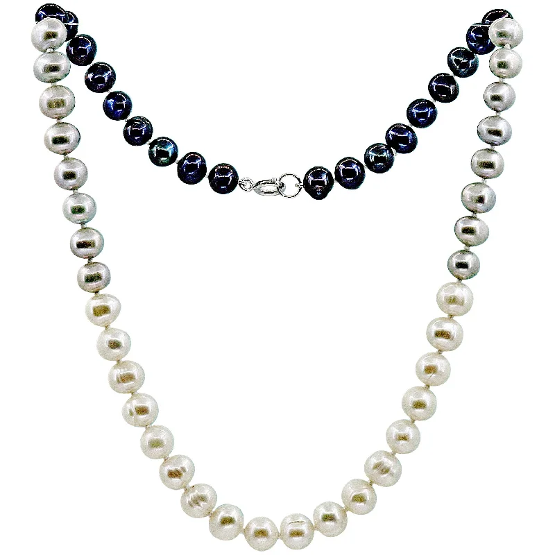 Ladies rings animal designs-Ombre Pearl Necklace