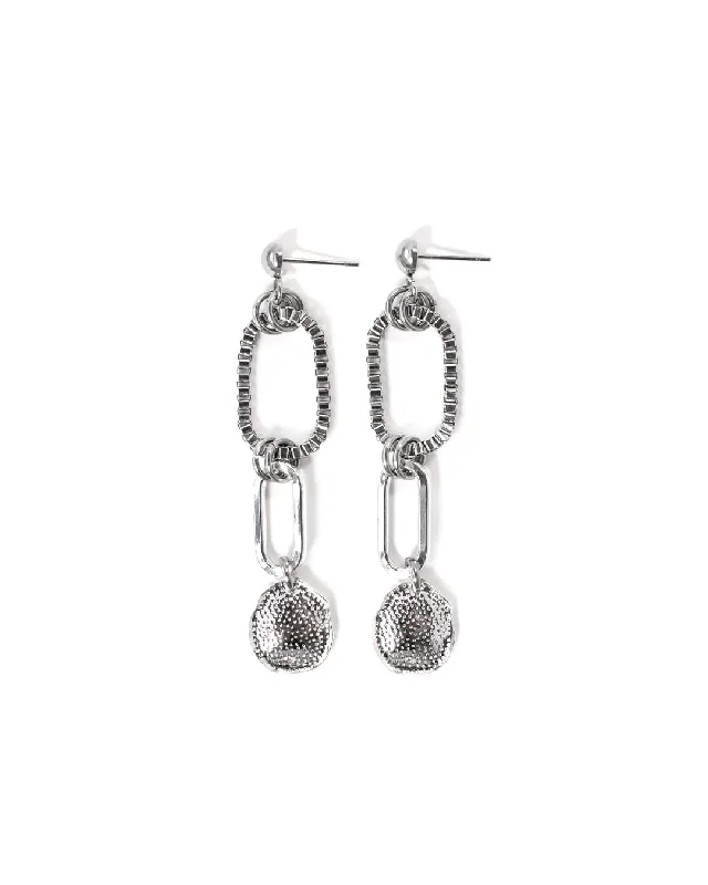 Ladies earrings fashion picks-Venise Silver Earrings