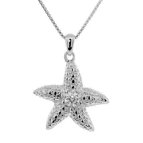 Ladies rings thumb styles-Star Fish Necklace