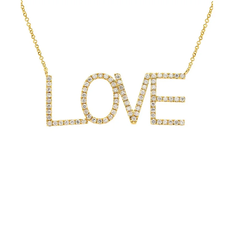 Ladies rings price range-0.64 ctw Diamond Love Necklace