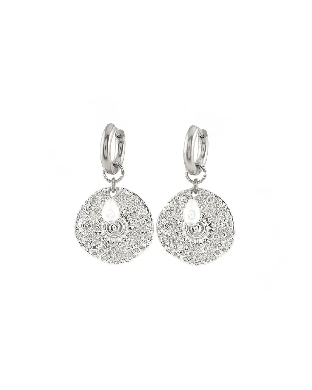 Ladies earrings delicate drops-Isla Silver Earrings