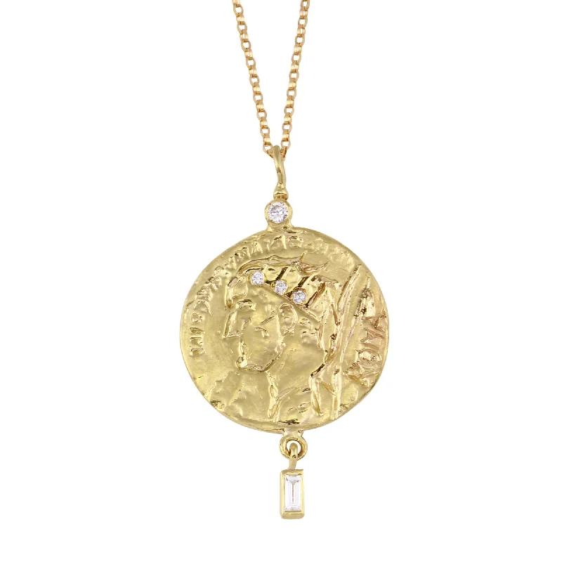 Ladies rings everyday wear-Roma Coin Necklace