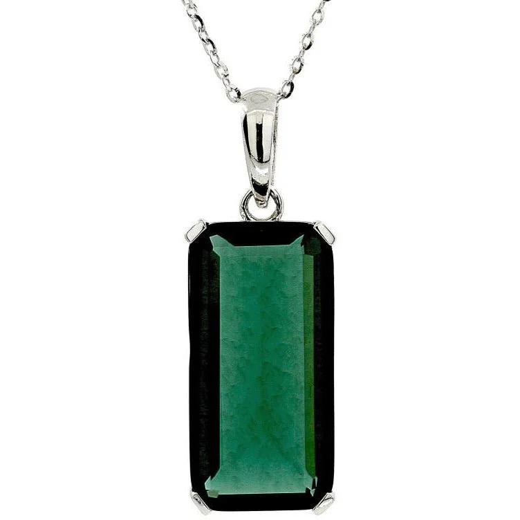 Ladies rings discount offers-Nouveau Green Quartz Necklace