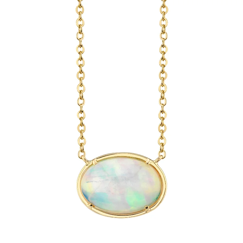 Ladies rings budget picks-Opal O Necklace