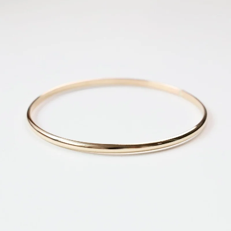 Ladies bracelets luxurious appeal-Gold Filled Bangle Bracelet