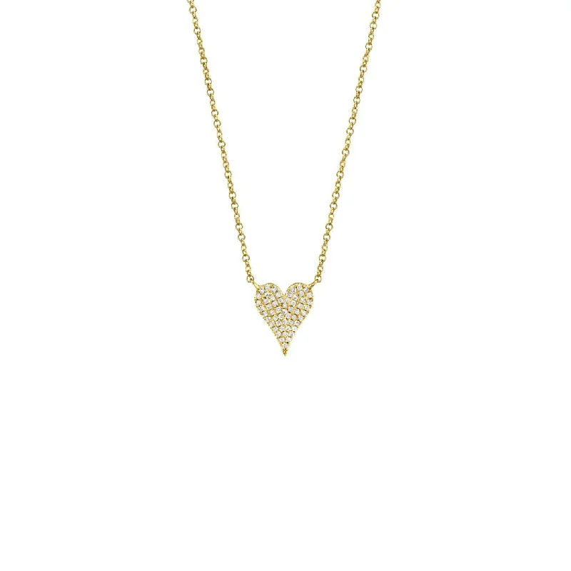 Ladies rings birthday treats-0.11 ctw Diamond Heart Necklace