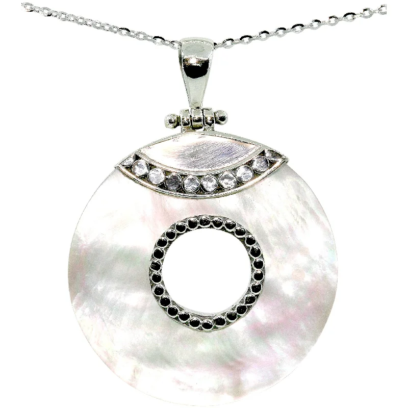 Ladies rings modern appeal-Bianca Mother of Pearl Necklace