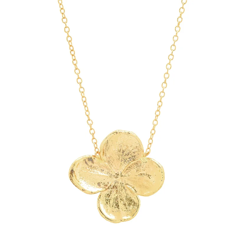 Ladies rings Christmas designs-Hydrangea Flower Necklace