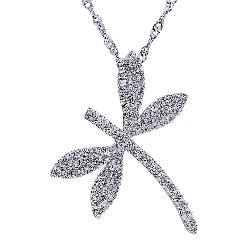 Ladies rings proposal gifts-Dragon Fly Necklace