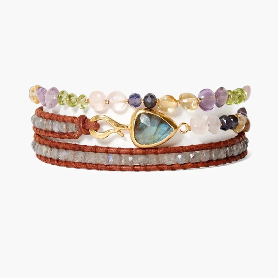 Ladies bracelets proposal surprises-Rahel Wrap Bracelet Multi Mix