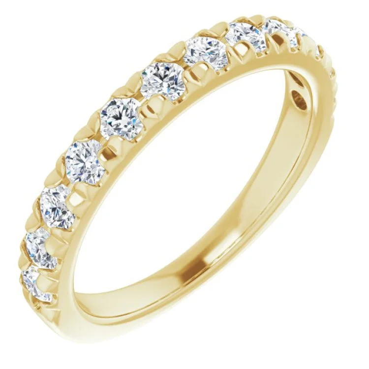 Ladies rings Christmas designs-14K Yellow 7/8 CTW Lab-Grown Diamond Anniversry Band