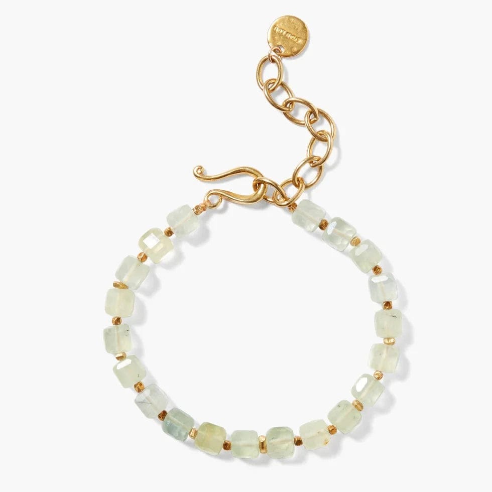 Ladies bracelets youthful charm-Joya Bracelet Prehnite