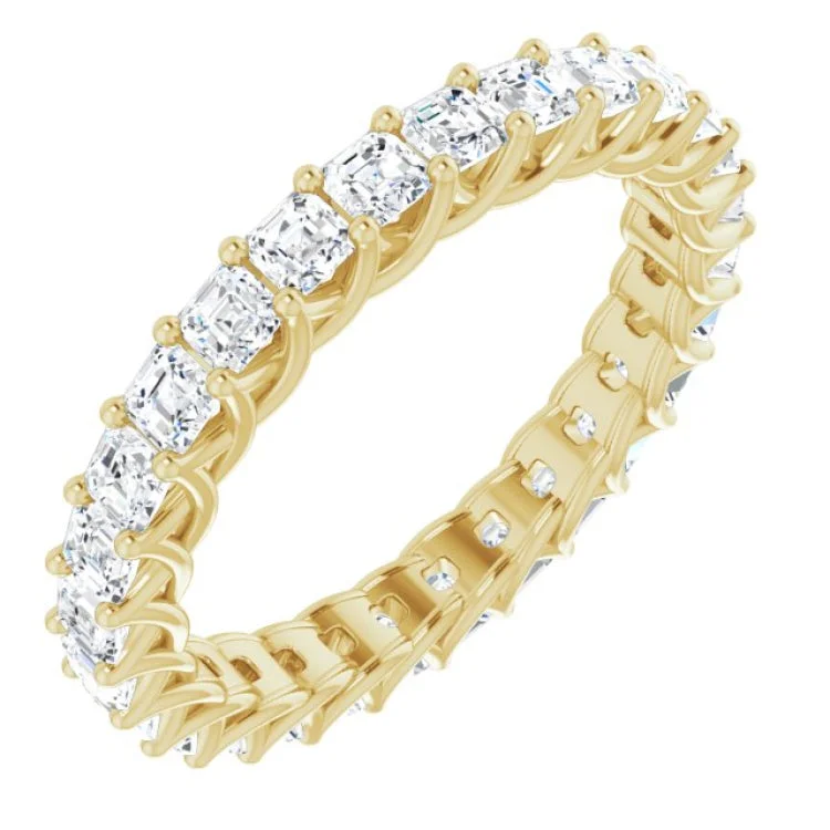 Ladies rings diamond accents-14K Yellow 2 1/8 CTW Diamond Eternity Band