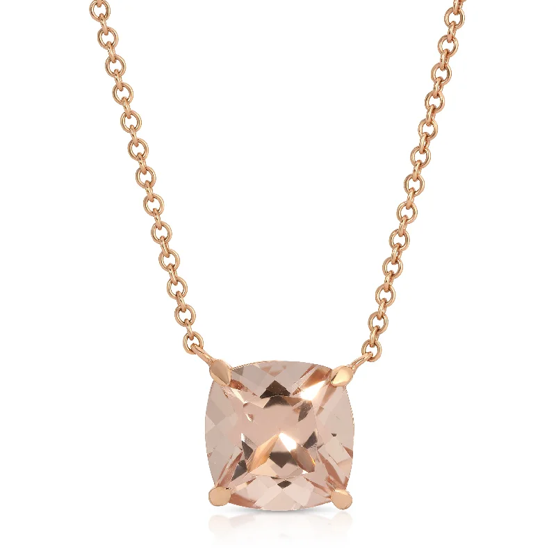 Ladies rings group styles-Morganite Necklace