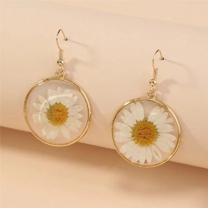 Ladies earrings standout pieces-Nature Retreat Daisy Earrings