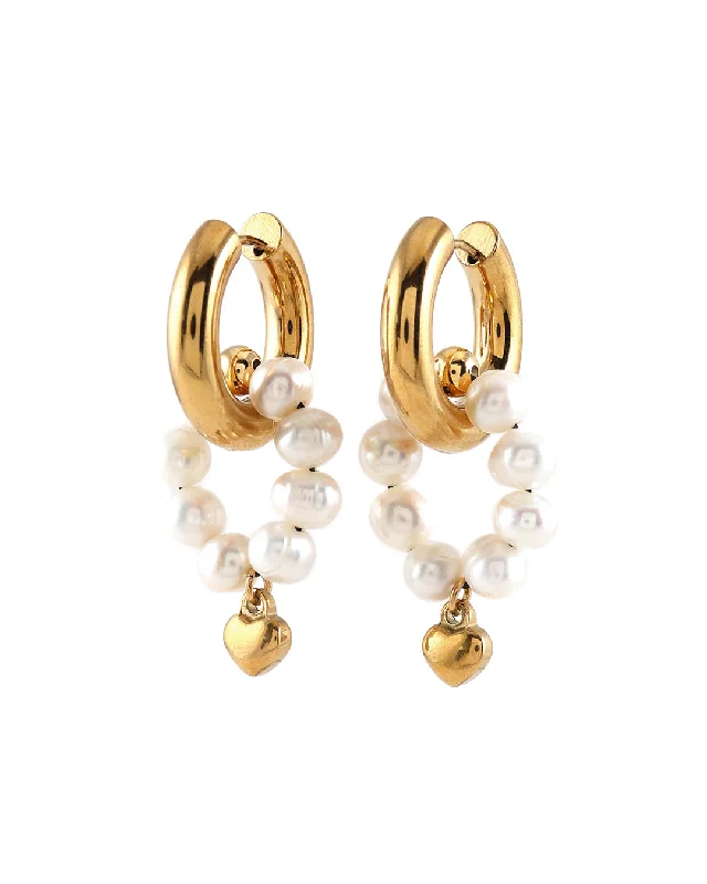 Ladies earrings daily wear-Coraline Gold Earrings