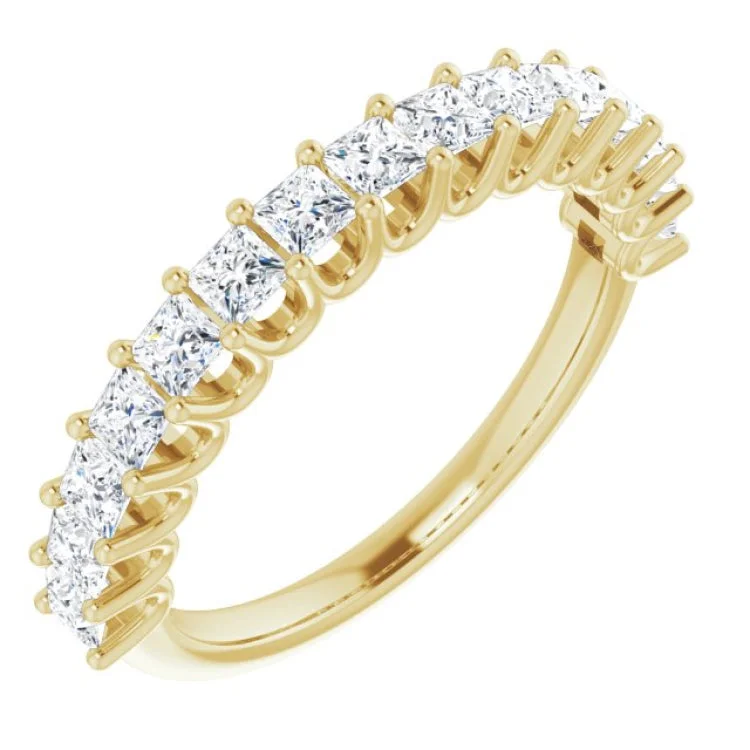 Ladies rings sister sets-14K Yellow 5/8 CTW Lab-Grown Diamond Anniversary Band