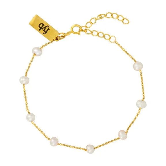 Ladies bracelets charm looks-Eloise Gold Bracelet