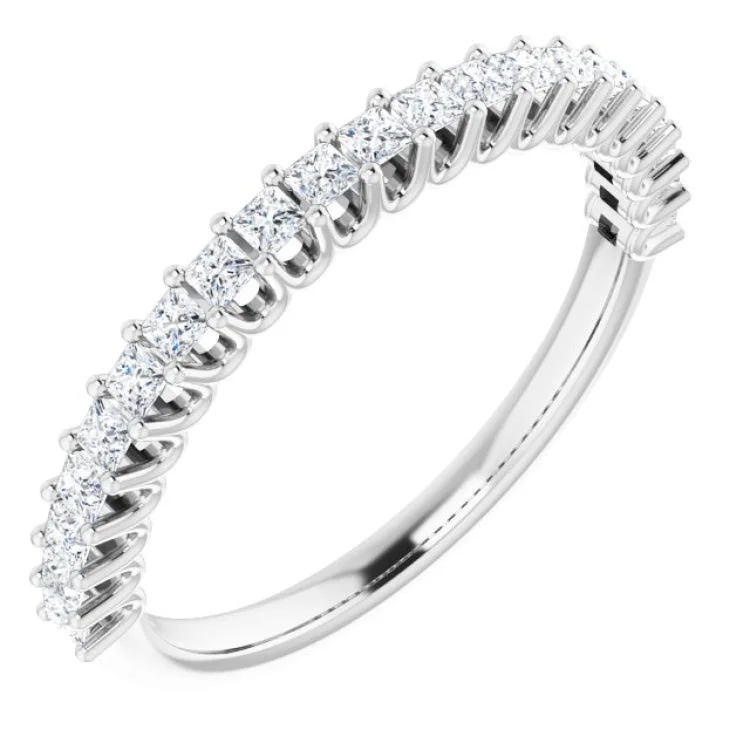 Ladies rings Mother’s Day-14K White 1/3 CTW Lab-Grown Diamond Anniversary Band