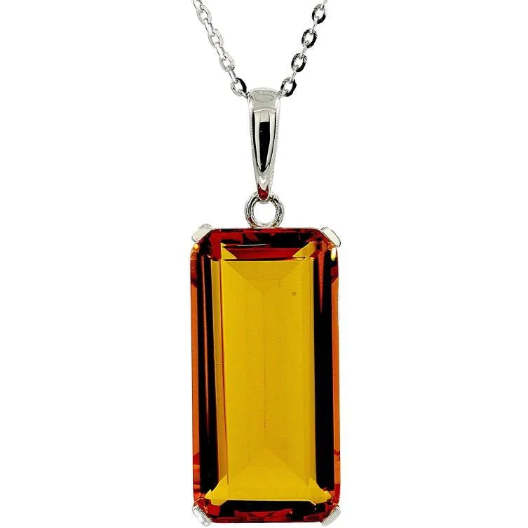 Ladies rings light luxury-Soleil Citrine Necklace