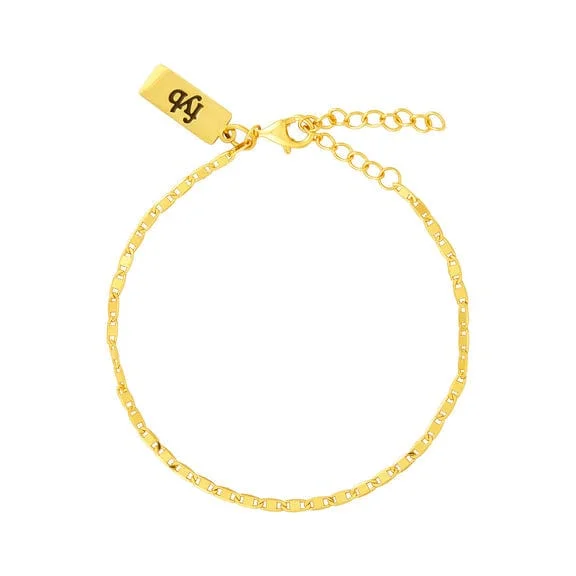 Ladies bracelets bangle trends-Fiona Gold Bracelet