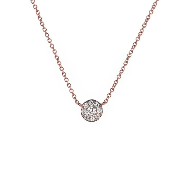 Ladies rings casual vibes-18" 0.13 ctw Diamond Stationary Pendant Necklace | 10270613