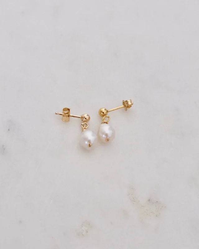 Ladies earrings global brands-Teardrop Stud earrings