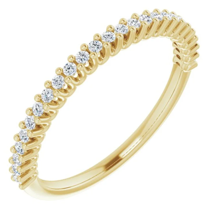 Ladies rings discount offers-14K Yellow 1/5 CTW Lab-Grown Diamond Anniversary Band