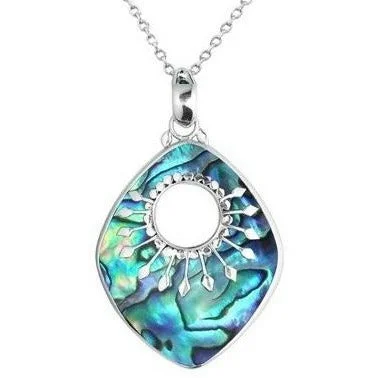 Ladies rings store finds-Starletta Abalone Necklace